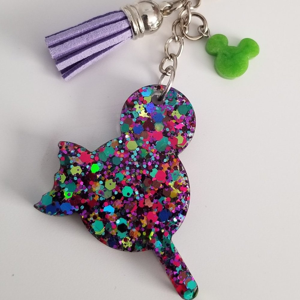 Confetti Mickey Pop Keychain